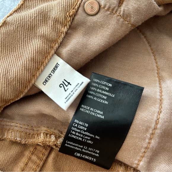 Urban Outfitters BDG High Rise Cheeky Short in Light Sand 24 - Picture 8 of 8